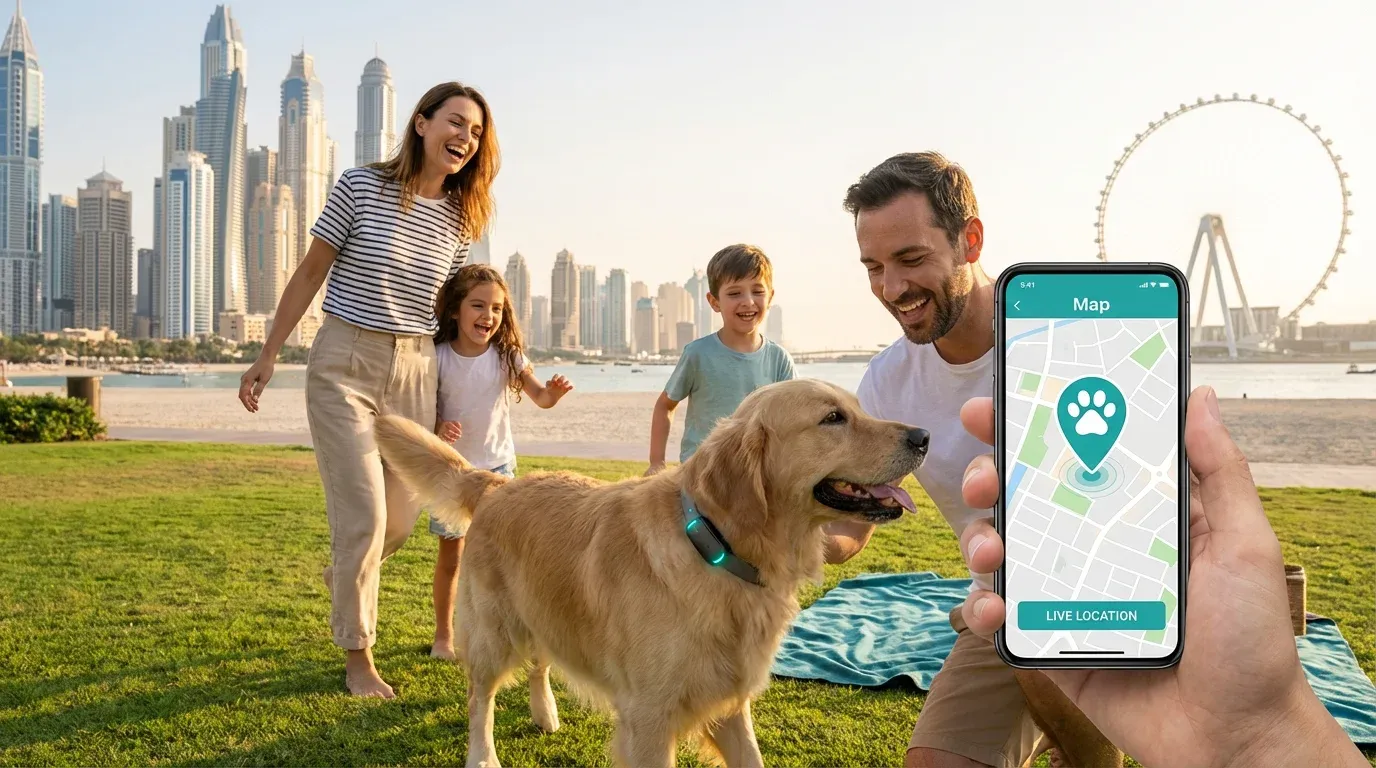 Pet GPS Tracker UAE - Track Your Dog or Cat in Dubai, Abu Dhabi