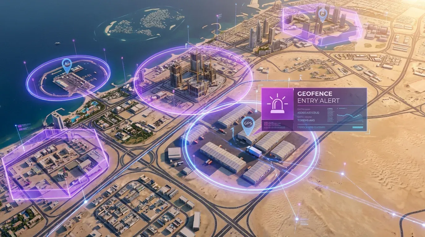 Geofencing Solutions UAE - Virtual Boundaries
