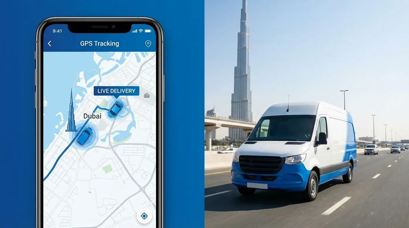 GPS Tracking System Dashboard UAE